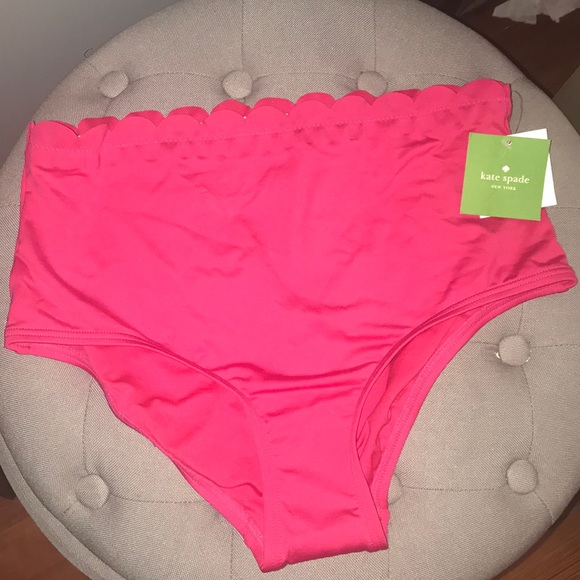 kate spade Other - NWT Kate Spade high waisted scallop bikini bottom
